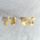 2 Pieces Brass Curtain Pull Back Hooks Gold Bows Wall Mounted 7