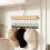Vertical Hanging Wooden Hat Organizers 10 Adjustable-A 3