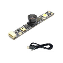 5MP USB Camera Module 160 Degree Wide Angle OV5640 2592X1944 Fixed Focus Free Drive compatible Secur