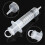 2025 4 Pcs 100Ml Large Syringe with Cap, Individually Sterile Sealed 3