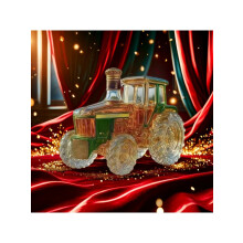 (A)Modelo de tractor, botella de vidrio de borosilicato de alta calidad, decantador de whisky, adorn