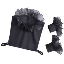 Ensemble d'extensions de manches transparentes réglables- Noir