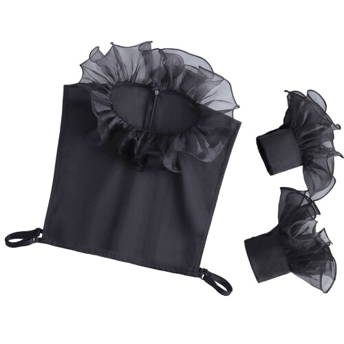 Ensemble d'extensions de manches transparentes réglables- Noir