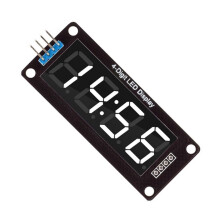 Module d'affichage LED haute luminosité TM1637 à 4-Blanc