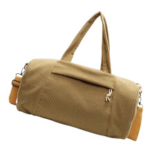 Sac d'entraînement polyvalent en tissu velours côtelé, sac-Jaune