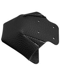 Housse de protection en cuir artificiel pour chaussures de-Noir