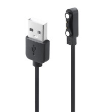 Magnetisches Ladekabel, 2-polig, 2,54 mm, Platz für LS01-Schwarz