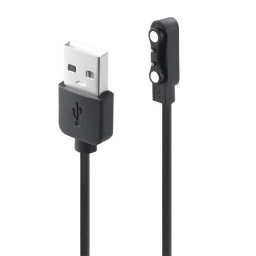 60cm Lightweight Charging Cable 2.54mm Spacing 2Pin Power-Black