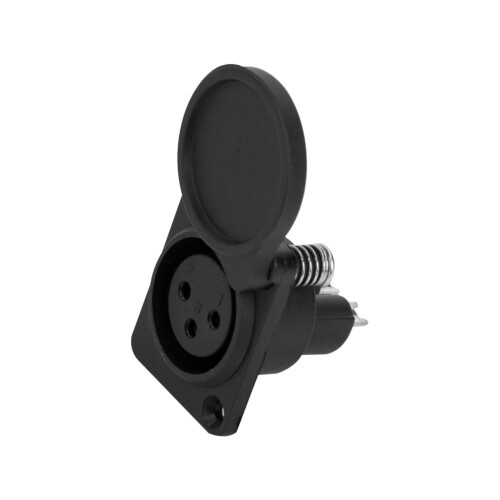 Battery Charging Port Connector Adapters-Plastic XLR seat wit