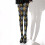 Stretchy Nylon Pantyhose With Argyle Plaids Pattern-red gray 7
