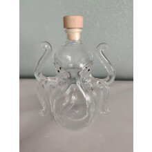 (Color del tronco 320 ml) Botella divertida con forma de animal Botella de whisky con forma de pulpo
