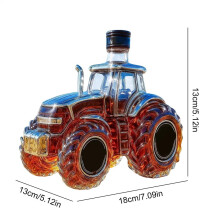 (como en la imagen F) Botella de licor de vidrio, artículos de bar, botella de vino, decantador de v