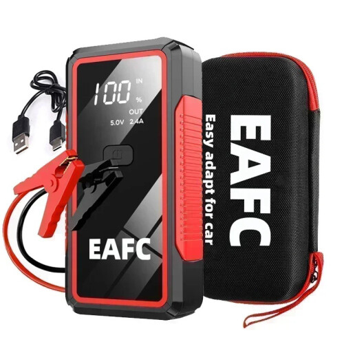 Arrancador de coche EAFC de 12 V, 2000 A con caja