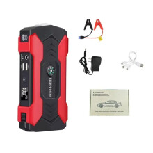 Arrancador de coche de 99800 mAh y 20000 mAh, arranque de 3000 A, pantalla digital roja.
