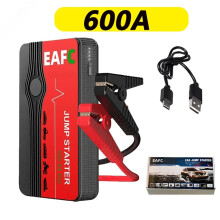 Arrancador de coche, batería externa portátil, arrancador de 600 A