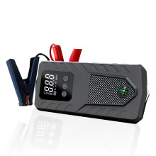 Cargador de batería de seguridad para luz de arranque de coche, negro