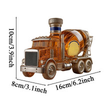 (Transparente, China continental) Decantador de whisky con forma de camión, decantador de licor, bot