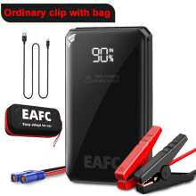 Arrancador de batería portátil EAFC de 1000 A, modelo estándar con bolsa.