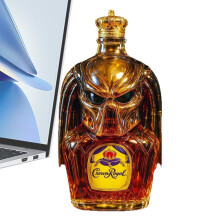 (A,China continental) Decantador de whisky de 300 ml, botellas de alcohol para licores, tapa herméti