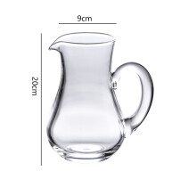 (1200 ml 41,3 oz) Decantador de vino tinto con asa, decantador de whisky, separador de vino tinto, d