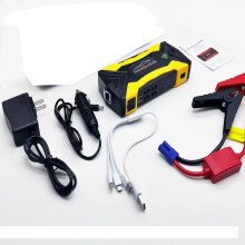 Arrancador de batería para coche Power Bank, color amarillo