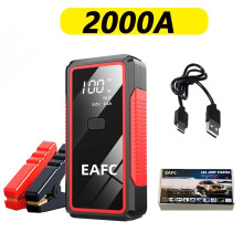 Arrancador de coche, batería externa portátil, arrancador de 2000 A