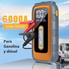 Arrancador de coche BRPOM 6000A Pico 12V,