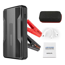 Arrancador de batería para coche de 20000 mAh, 12 V, color negro estándar.