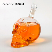 (Calavera) Decantador creativo de 650 ml de alta capacidad. Interesante bar para amantes de los pája