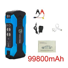 Arrancador de coche de 99800 mAh y 20000 mAh, 3000 A, color azul, conector J12.