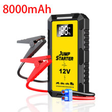 Fuente de alimentación de arranque de emergencia para automóviles de alta potencia 8000 mAh, 8000 mA