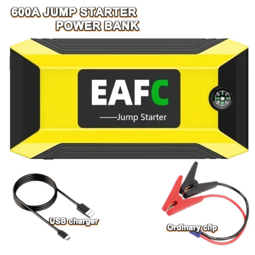 Arrancador portátil para coche EAFC, 600A