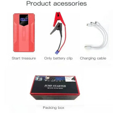Arrancador de coche de 99800 mAh y 20000 mAh, arranque de 3000 A, color rojo, modelo R23s.