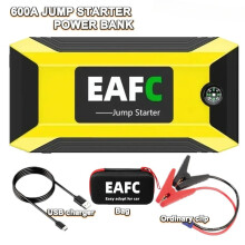 Arrancador de coche portátil EAFC, 600A con caja