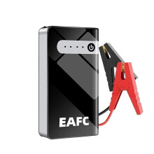 Arrancador portátil multifunción Power Bank 600A, negro