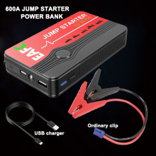 Arrancador de coche EAFC de 12 V, 600 A, con pinza estándar, nueva versión mejorada.