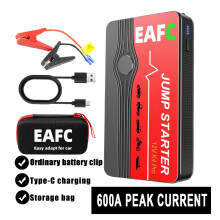 Arrancador portátil para coche EAFC, batería de 12 V, 600 A, bolsa estándar