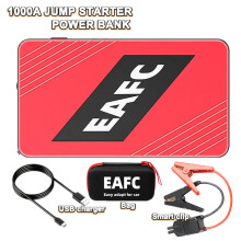 Arrancador de coche inteligente EAFC 1000A de 12V, con pinza inteligente y bolsa.