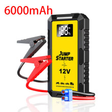 Fuente de alimentación de emergencia de alta potencia para automóviles, 8000 mAh, 6000 mAh