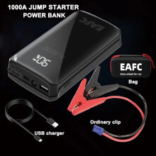 Batería externa portátil EAFC de 12 V para coche, 1000 A con bolsa