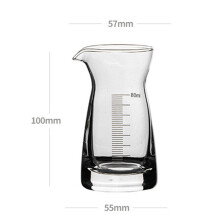 (Escala de 80 ml) Dispensador de vino tinto de 80 ml/100 ml/120 ml/125 ml con escala para copas de v