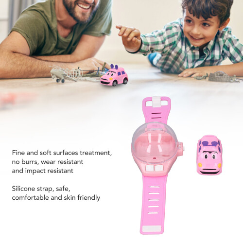 Reloj mini de coche RC rosa 3.7V 100mAh USB-Carga 2