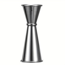 (F--1 pieza) Medidor de 2 oz/1 oz para barman, acero inoxidable, medidor de cócteles con medidas, do