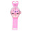 Reloj mini de coche RC rosa 3.7V 100mAh USB-Carga 8