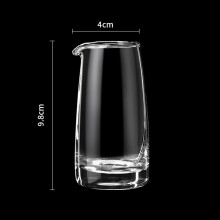 (100 ml - sin escala) Dispensador de vino tinto de 80 ml/100 ml/120 ml/125 ml con escala para copas