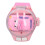 Reloj mini de coche RC rosa 3.7V 100mAh USB-Carga 16
