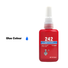 (50 ml 242) 10 ml 243 Fijador de roscas Azul Pegamento para tornillos Pegamento anaeróbico Antiafloj