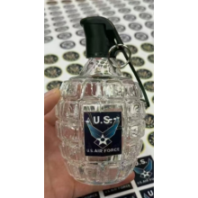 (A) Botella decantadora de whisky de vidrio de borosilicato de alta calidad con forma de granada y t