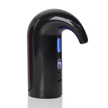 (Negro) Decantador de vino eléctrico Vertedor de vino inteligente Carga USB Dispensador automático d