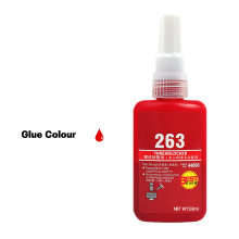 (50 ml 263) 10 ml 243 Fijador de roscas Azul Pegamento para tornillos Pegamento anaeróbico Antiafloj